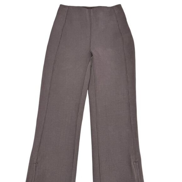 NWT LULULEMON Ribbed Softstreme Zip-Leg High-Rise Cropped Pant 25" Sz 0 Espresso - Picture 7 of 11